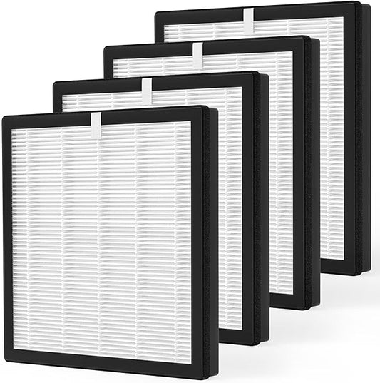 G3 Replacement Filter, Compatible with AMEIFU G3 (Sferf-30) Air Purifier, VEWIOR A3 Air Purifier and Tailulu HQZZ-260, 3-in-1 HEPA Air Cleaner Filter, 4 Pack