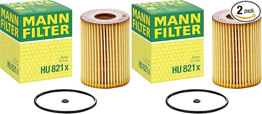 Mann Filter Oil Filter Element - HU821X (Pack of 2)