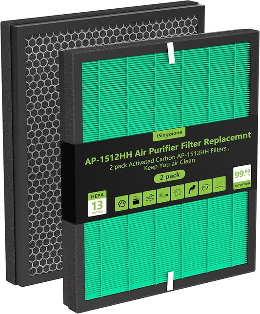Airmega AP-1512HH Pets Filter Replacement Compatible with Coway Air Purifier, Active Carbon Filter Replaces Part #3304899