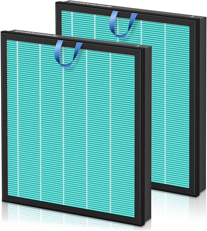 Vital 100S Smoke Remover Replacement Filter for LEVOIT Vital 100S and Vital 100S-P Air Purifier, High-Efficiency Activated Carbon Filter, Vital 100S-RF-SR, 2 Pack