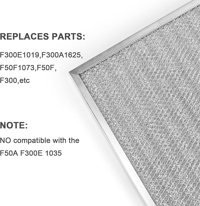 Upgraded 203368 F300E F50F Air Filter 16" x 12.5" Post Filter Fits for Honey-Well Electronic Air Cleaner Replace F300E1019 F300A1625 F50F1073 from AMI PARTS - 2 Pack