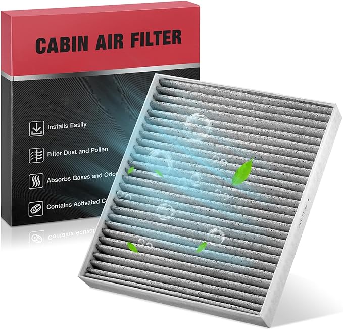 BDFHYK CF12151 Cabin Air Filter w/Activated Carbon Replacement for Sonata, Cadenza 2015 2016 2017 2018 2019
