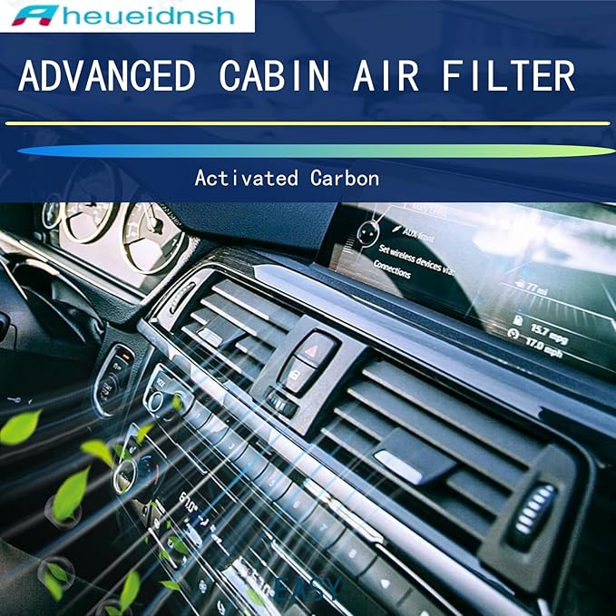 Premium Cabin Air Filter for Hyundai, Replacement for 2021-2025 Elantra, 2022-2024 Ioniq 5, 2021-2025 Sonata, 2022-2024 Tucson, 2021-2025 K5, 2021-2025 Sorento 97133-L1000, 97133-N9100, PC99594P