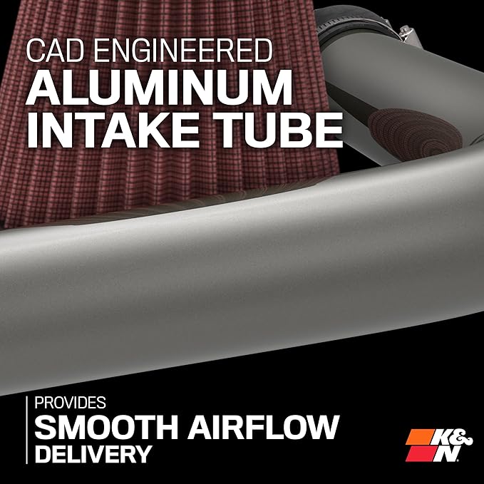 K&N Cold Air Intake System: High-Flow Air Filter, Increase Performance & Acceleration: Compatible with 2020-2024 Hyundai/Kia: Sonata, K5, 69-5326TC