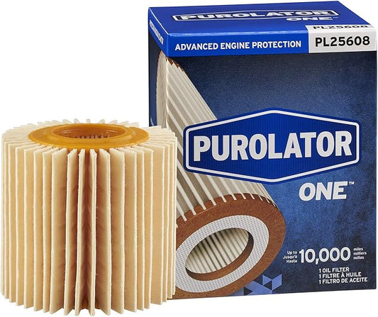 Purolator PL25608 PurolatorONE Advanced Engine Protection Cartridge Oil Filter Compatible With Toyota Camry, RAV4, Highlander, Tacoma, Sienna, Avalon, Lexus RX350 and ES350
