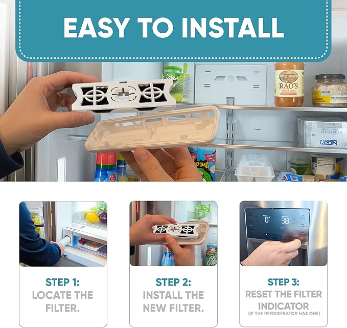 AF1 Refrigerator Air Filter Replacement Compatible with Frigidaire PureAir - Models AF 1, RAF1, FRGPAAF1
