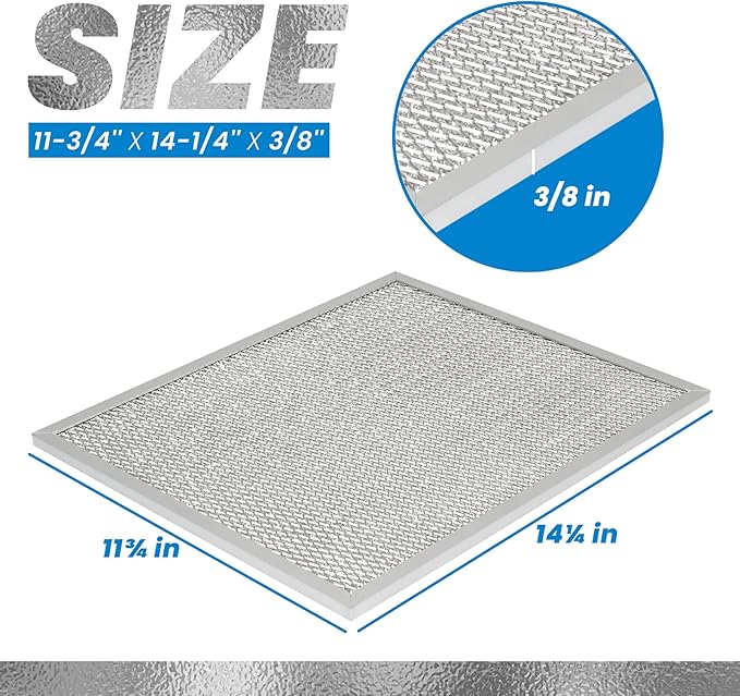 Range Hood Filter - Compatible with NuTone Allure WS1 QS2 and Broan QS1 30" Range Hoods - replace Broan Model BPS1FA30, 99010299-2 Pack