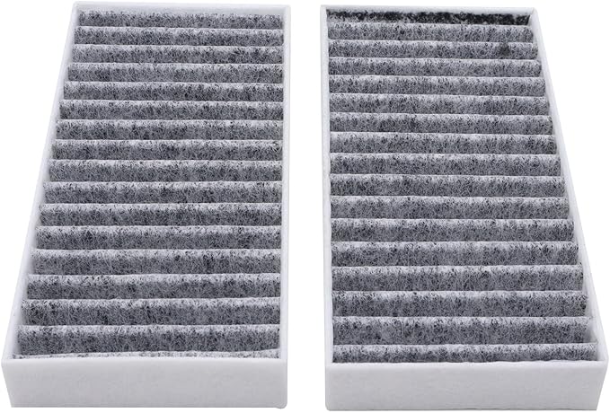 68233626AA 2 PCS Cabin Air Filter Compatible with Jeep Wrangler 2011 2012 2013 2014 2015 2016 2017, Wrangler JK 2018 3.6L 3.8L V6 Replacement for CF11777