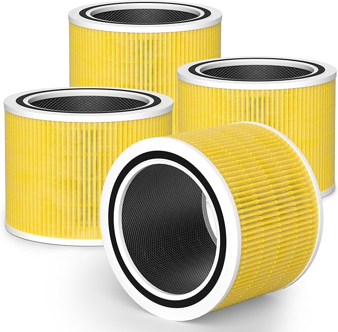 Core 200S Pet Replacement Filter Compatible with LEVOIT Core 200S-P Air Purifier, 3-in-1 Filter, Replace Part #Core 200S-RF,Pack of 4