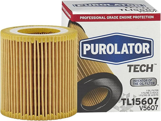Purolator TL15607 PurolatorTECH Cartridge Oil Filter Compatible With BMW X5, X3, 328i, 328i xDrive, 335i, 535i, 535i xDrive, 320i xDrive, 528i xDrive, 528i, 325i, Z4 and X6