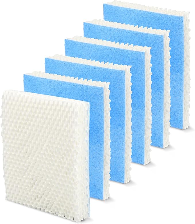 HFT600 Humidifier Filters T for Honeywell Humidifiers Hft600 Hev615 Hev615B Hev615W Hev620 Hev620B Hev620W Hev-615 Hev-615B Hev-615W Hev-620 Hev-620B Hev-620W (6 Pack)