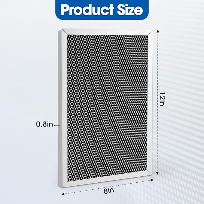 5695 Dehumidifier Filter MERV 8 for AprilAire Whole-House Dehumidifiers Models 1820 1820Z E070 E070KZ E070KZM E070N E070T E070Z Washable Replacement Filter (2 Pack)