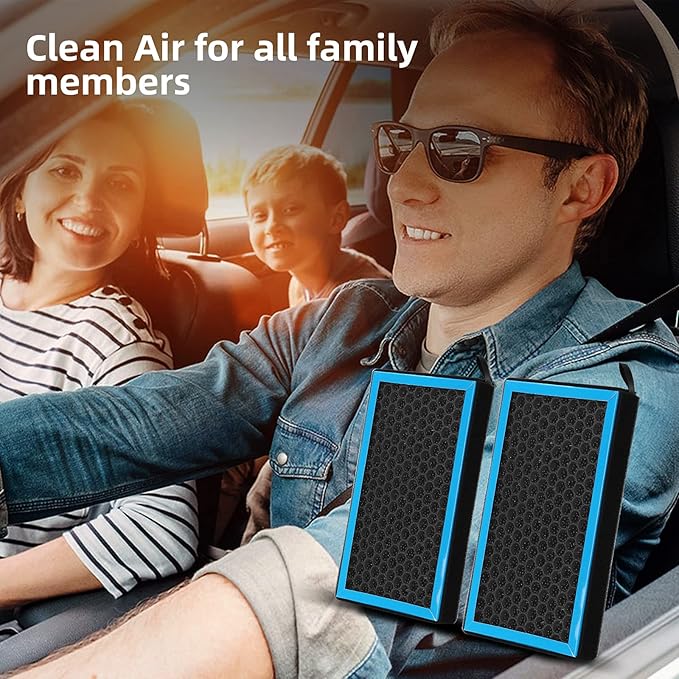 Cabin Air Filter Compatible with Tesla Model 3/Y AC Air Filters for Car Air Condition with Activated Carbon CA076-1 OEM Fit 2016-2025 Version