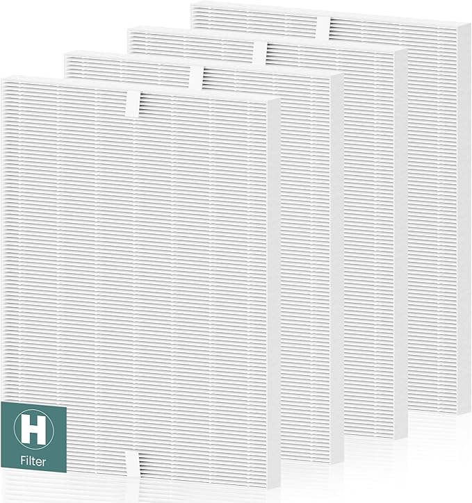 116130 Replacement Filter H for Winix 5500-2 AM80 Plasmawave Air Purifier, Includes 4 Pack Filter