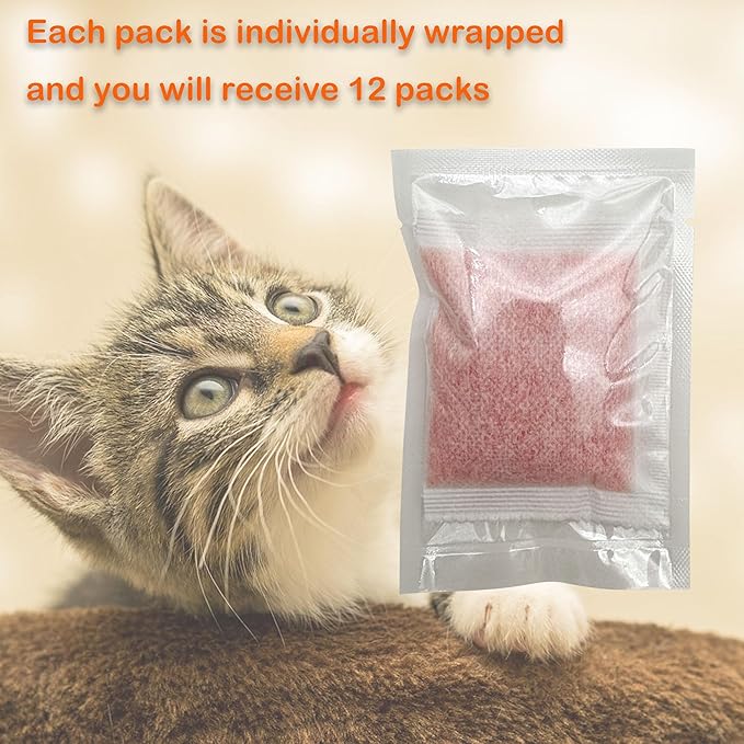 Odor Removing Refills Compatible with Whisker OdorTrap Pod, Eliminates Litter Box Odors, for Litter-Robot 4 Filter Pocket or Litter-Robot 3 Waste Drawer (12 Pack)