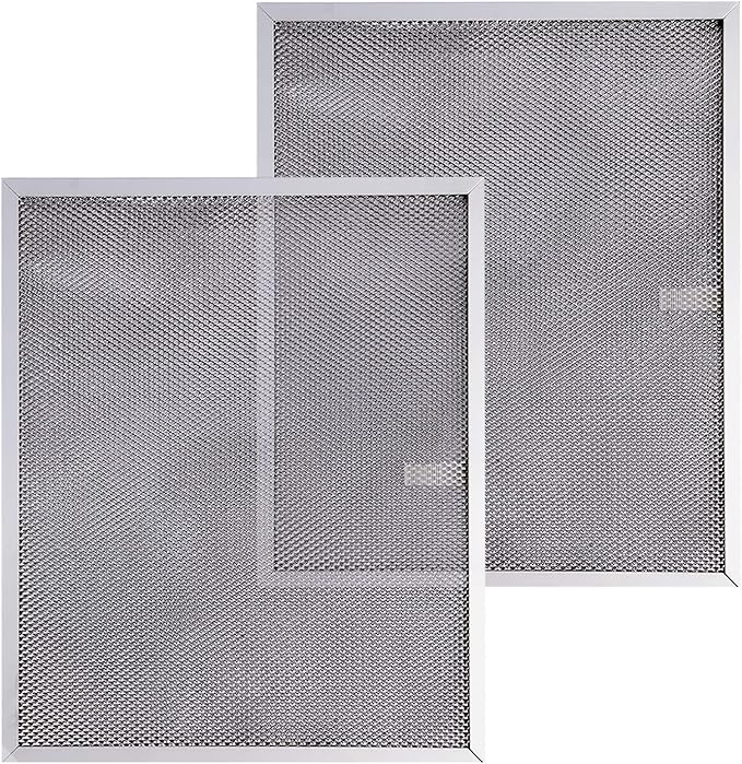 BPS1FA30 Range Hood Filter 11-3/4"X 14-1/4"X 3/8" for 30-Inch Broan Nutone QS1 WS1, Allure Grease Filter, Replaces 99010299,S99010305,AP3378953 Range Hood Filters Replacement Aluminum(2 Pack)