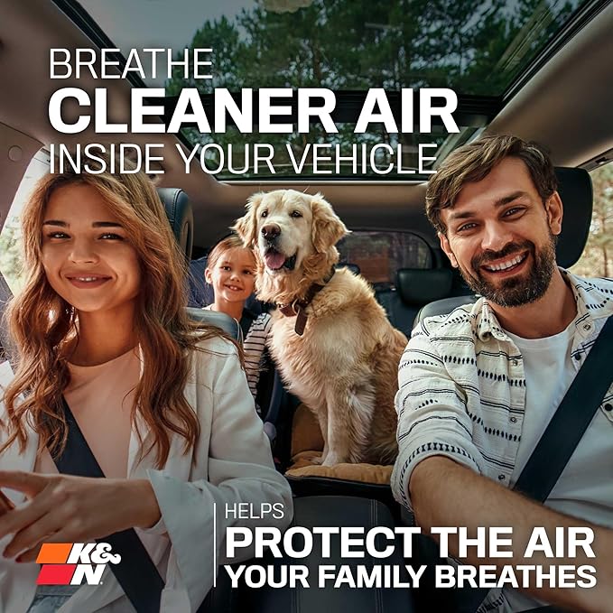 K&N LIFETIME Cabin Air Filter: Premium, Washable, Clean Air for your Cabin: Compatible with 2006-2024 DAIHATSU/Jaguar/Land Rover/Lexus: (See Producr Descriptions for Select Models), VF2000