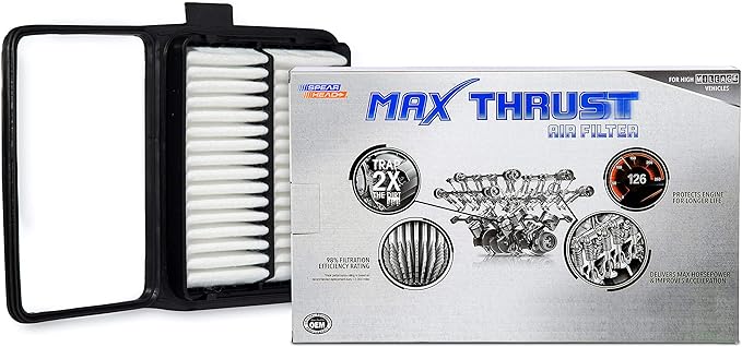 Spearhead Max Thrust Engine Air Filter Replacement | Fits 2004-2009 Prius | OEM Fit & High Dust Holding Capacity (MT-159)