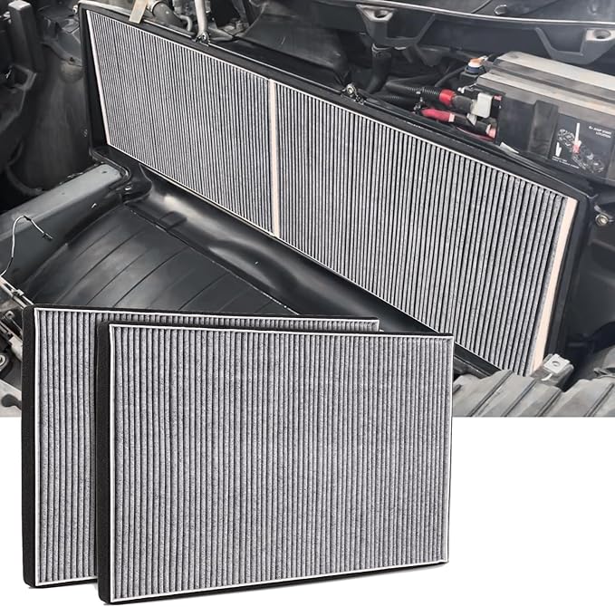 Cabin Air Filter External Fits for Tesla Model X 2015 2016 2017 2018 2019 2020 Intake filter Upgrade Activated Carbon Replacement 1045566-00-H 1045566-00-G Car Accessories