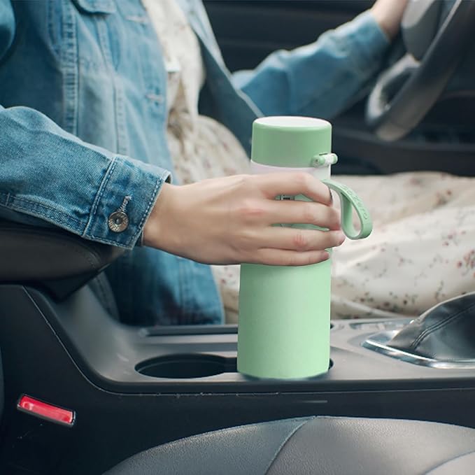 PHILIPS Water Bottle with Filter, Filter Water Bottle Stainless Steel with GoZero Everyday BPA-Free Tap Water Filter, Water Filter Bottle Keep Drink Cold 24 Hours, 1 Filter for 40 gal / 2 Months