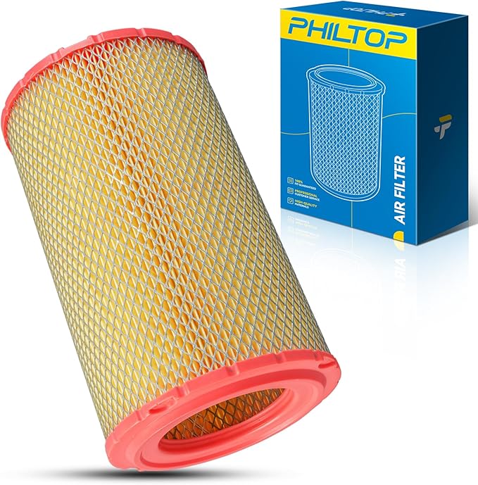 PHILTOP Engine Air Filter, Compatible with CA8038 Chevrolet K1500, C1500, Tahoe, K2500, K1500 Suburban, K3500, C2500, C3500, Yukon, C1500 Suburban, K2500 Suburban, C3500HD, Escalade