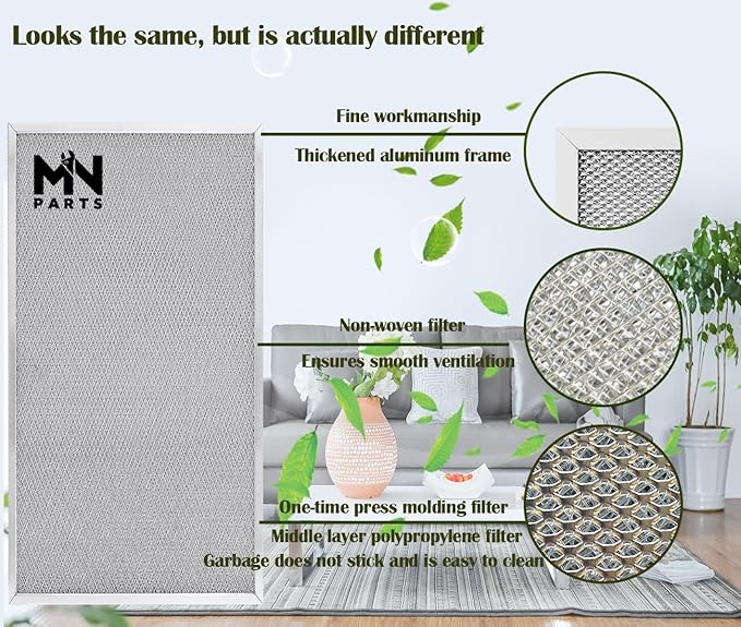 203369 F50F F300 Air Filter Replacement for Honey in Well Cleaner 20''x 12.5'' Air Pre Filter Reusable Washable Replaces F50F1057 F50F1040(2 Packs)