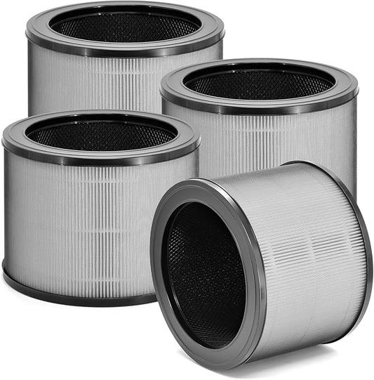 A230 A231 Filter Replacement O Compatible with WINIX A231 A230 Air Purifier Part # 1712-0110-00, 3-in-1 HEPA Carbon, 4-Pack