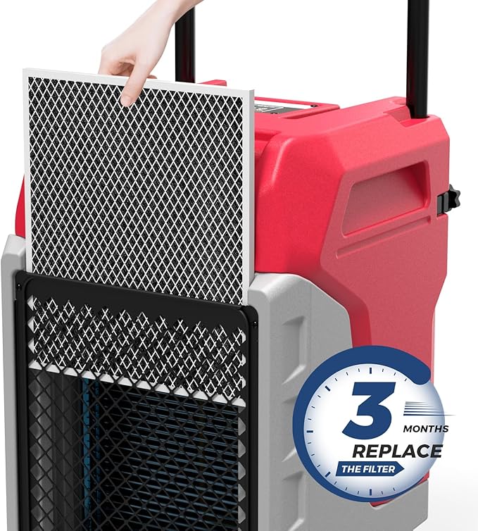 MERV-1 Filters for ALORAIR Storm 80X Commercial Dehumidifiers, 3 Packs