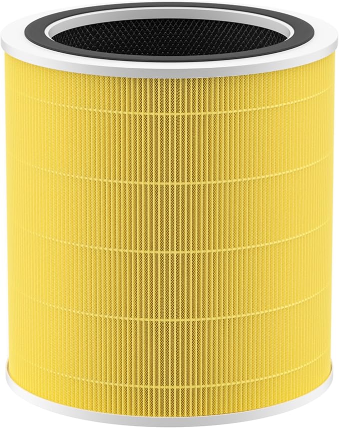 Core 400S Pet Care Replacement Filter for LEVOIT Core 400S and Core 400S-P Smart WiFi Air Purifier, 3-in-1 High-Efficiency Activated Carbon Filter, Core 400S-RF-PA (LRF-C401-YUS), Yellow, 1 Pack