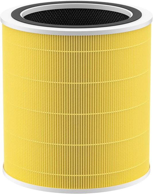 Core 400S Pet Care Replacement Filter for LEVOIT Core 400S and Core 400S-P Smart WiFi Air Purifier, 3-in-1 High-Efficiency Activated Carbon Filter, Core 400S-RF-PA (LRF-C401-YUS), Yellow, 1 Pack
