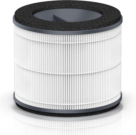 AP-T10-WT AP-T10FL Replacement Filter and AP-T10 Filter Compatible with Homedics Air Purifier Filter Replacement for Homedics 4 in 1 Air Purifier AP-T10-BK AP-T10-WT with HEPA-Type, 1-Pack