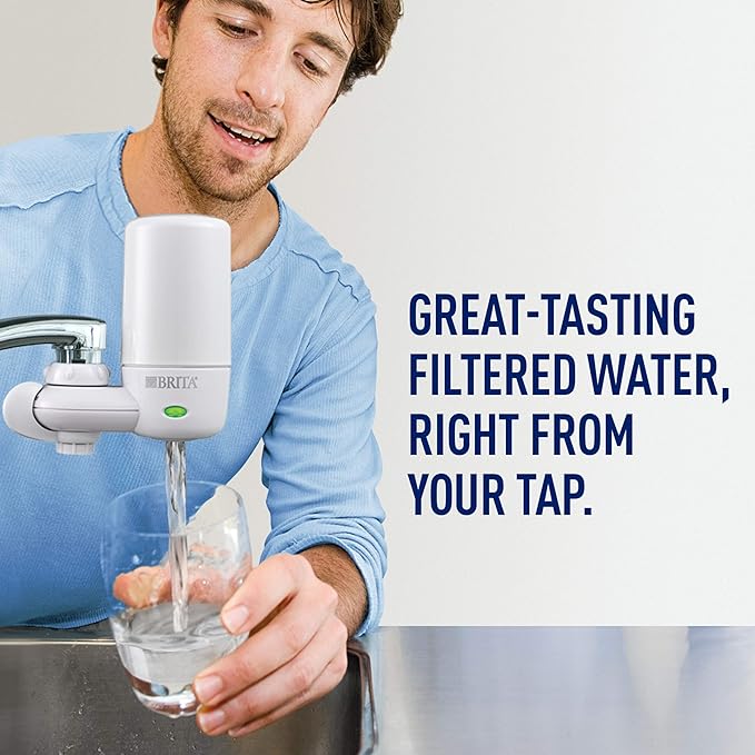 Brita On Tap Filtration system Replacement Filter, White