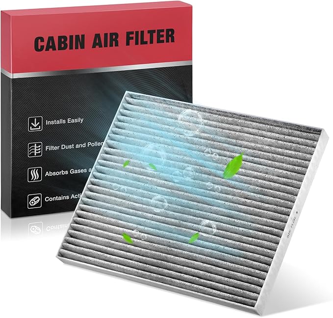 BDFHYK Cabin Air Filter CF12283 Car Air Filter with Activated Carbon Compatible with Chrysler 2017-2024 Pacifica, 2020-2024 Voyager, 2021-2023 Grand Caravan