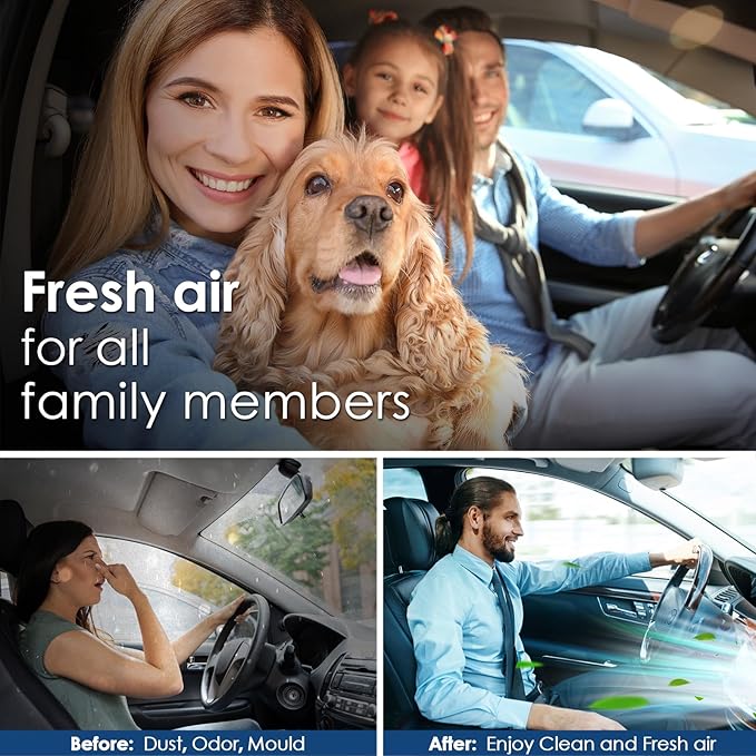 Premium Cabin Air Filter with Activated Carbon,Replacement for CF10728,Fit for Hyundai Accent(2008-2011)/Elantra(2007-2016), Kia Forte(2014-2018)/Forte Koup(2014-2017)/Forte5(2014-2018).