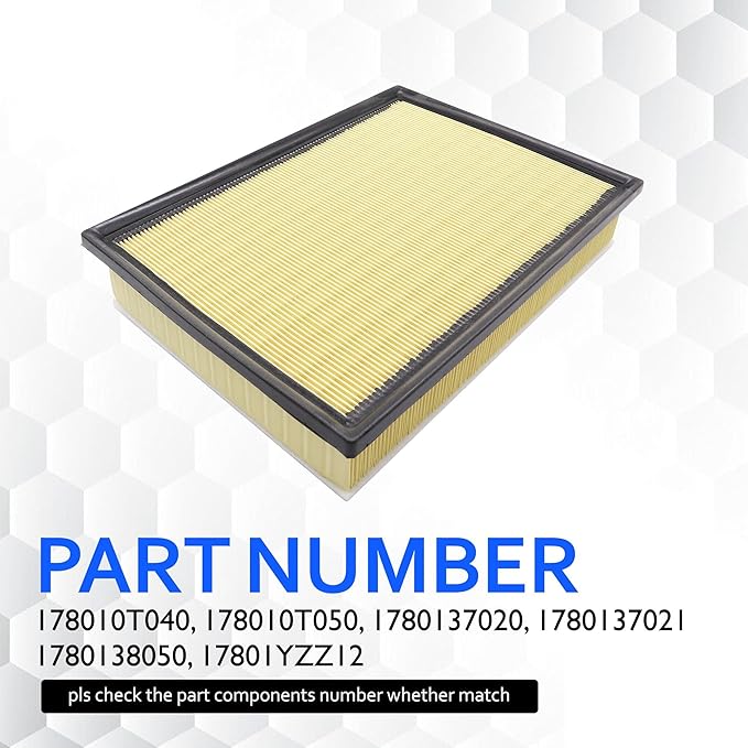 CA10835 Engine Air Filter Compatible with Lexus GX460 2010-2023, Toyota 4Runner 2010 2011 2012 2013 2014 2015 2016 2017 2018 2019 2020 2021 2022 2023 2024, FJ Cruiser 2010 2011 2012 2013 2014