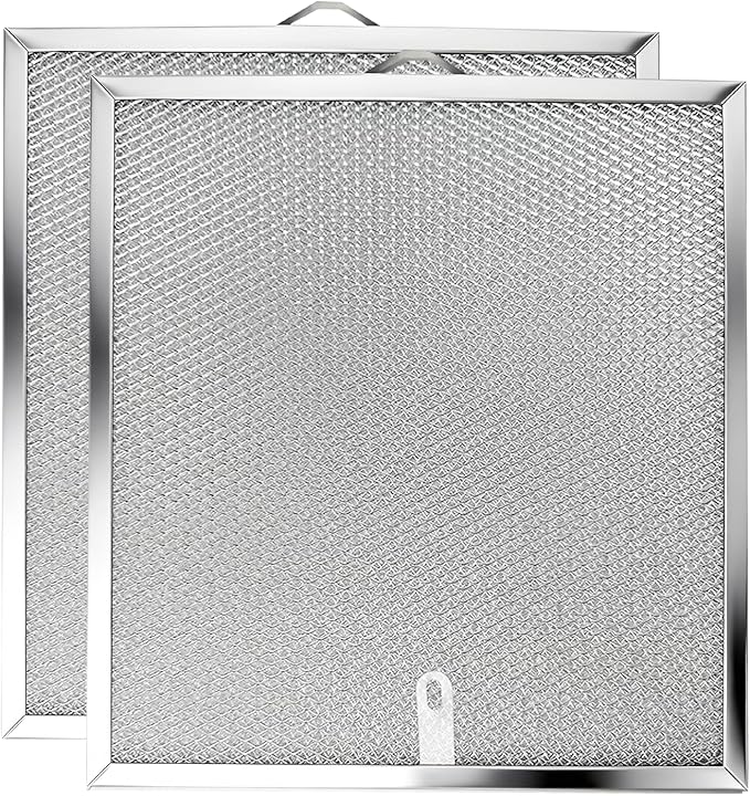 Stove Hood Vent Filter 11-1/4" x 11-3/4" BPQTAF S99010316 Compatible with Broan Range Hood Filter Replacement - 2 Pack