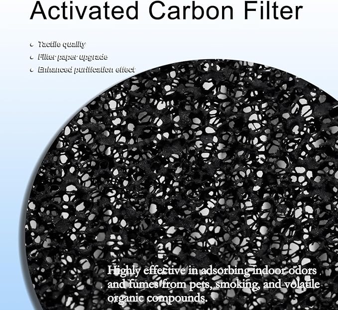 VK-6067B Replacement Filter, Compatible with Vremi Air Purifier and HOKEKI VK-6067B Air Purifier, Compare to Vremi Replacement Filters, 4-in-1 H13 Grade True HEPA Filter, 2 Pack