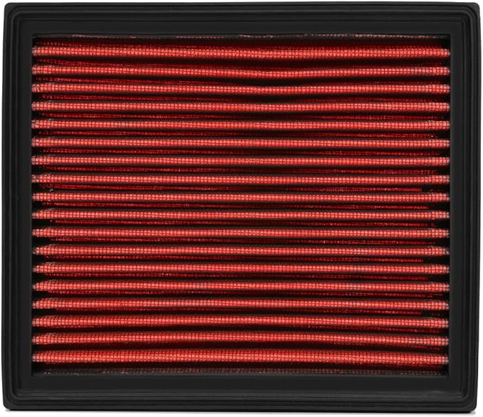 DNA Motoring AFPN-071-RD Clean Air Washable Drop In Panel Air Filter Enhance Engine Performance [Compatible with 10-15 Prius 1.8L / 12-17 Prius V 1.8L / 11-17 CT200h 1.8L / 15-17 NX300h 2.5L]
