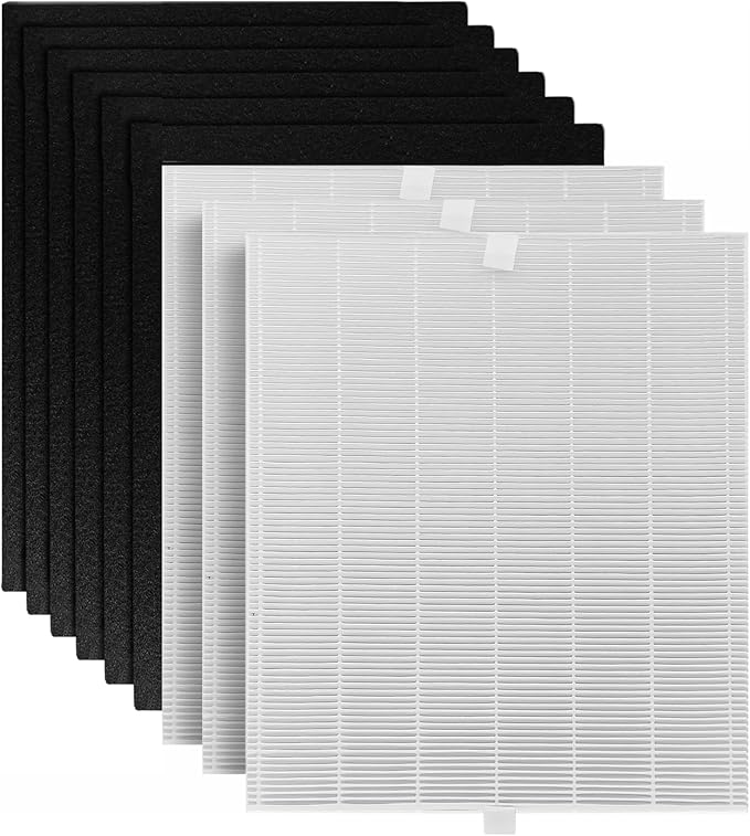 Bagean AP-1512HH Filter Compatible with Coway Airmega AP-1512HH & 200M Air Purifier - Fit Coway Filter Replacement - H13 True HEPA Filters Removes 99.97% particles Freshens the Air (3 HEPA + 6 Carbon)