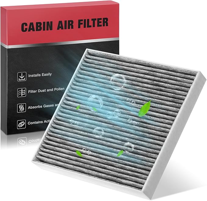 BDFHYK CF11809 Cabin Air Filter with Activated Carbon Compatible with Chevy Silverado 1500 2500 3500 4500 5500 6500HD Suburban Tahoe, Compatible with GMC Yukon XL Sierra 1500 2500 3500HD