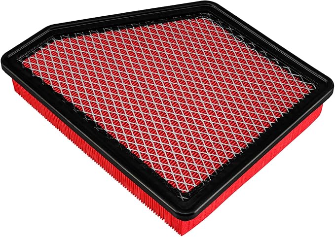 KAX Premium Engine Air Filter, CA10690 Replacement for Chevrolet Camaro 2010 2011 2012 2013 2014 2015 3.6L 6.2L, Advanced Air Filter Media, Increased Acceleration