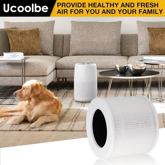 2-Pack Core Mini Replacement Filter for LEVOIT Core Mini Air Purifiers, H13 True HEPA Filter Replacement, 3-in-1 Premium High Efficiency Filter with 6 Fragrance Sponges, Part Core Mini-RF
