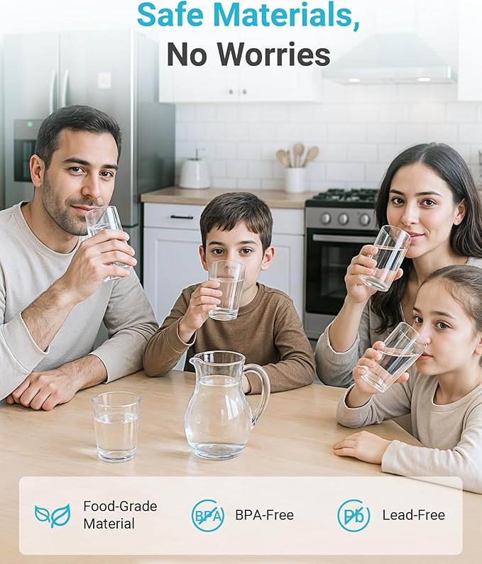 AQUA CREST F-1000, 4204490 Sub Zero Water Filter Replacement for InSinkErator® F-1000, F-2000, F-3000, Sub-Zero 4204490, 4290510, AquaPure AP Easy C-Complete, NSF/ANSI 42, Package May Vary