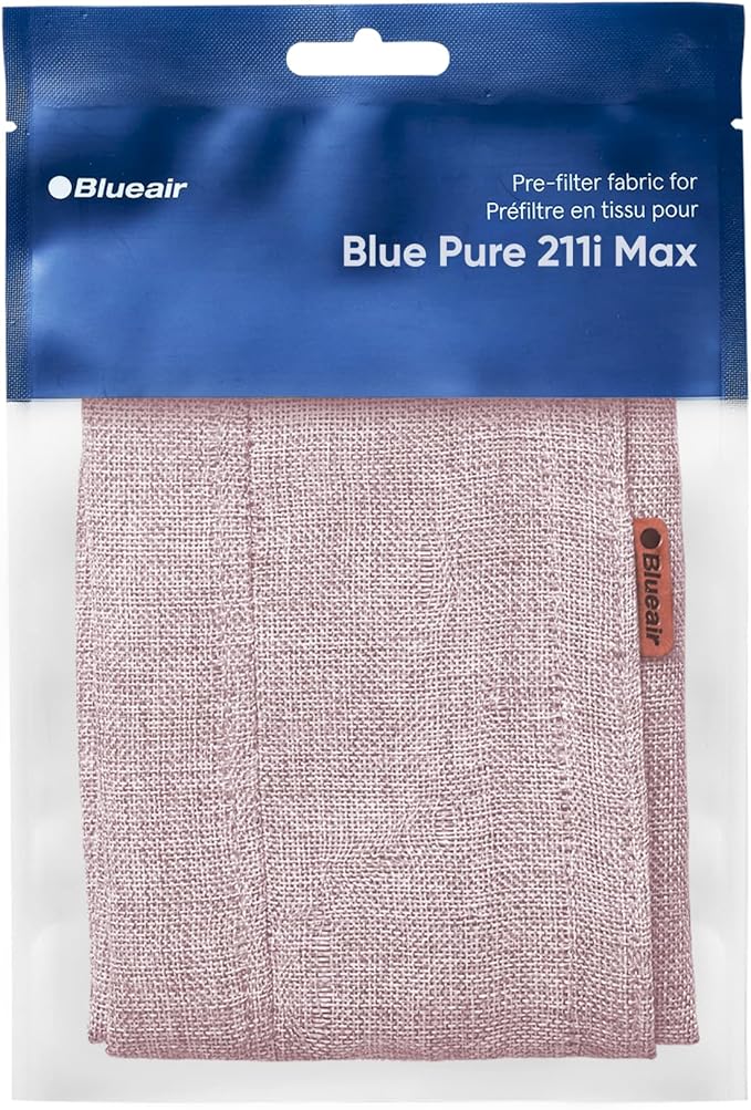 BLUEAIR Genuine Pre-Filter Blue Pure 211i Max Air Purifier, Washable Fabric, Sand Pink