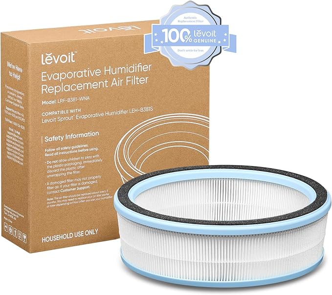 LEVOIT Replacement Filter for Sprout Evaporative Humidifier, White