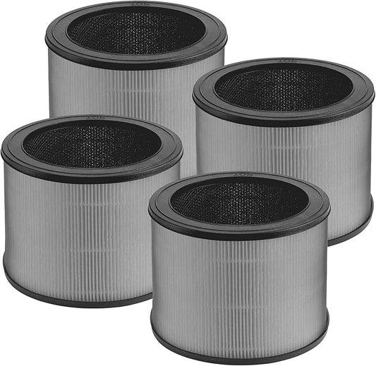 APPLIANCEMATES A230 A231 Filter Replacement for Winix A230 A231 Air Purifier, 1712-0110-00 Filter O 3-in-1 True HEPA + Activated Carbon Filter, 4 Pack