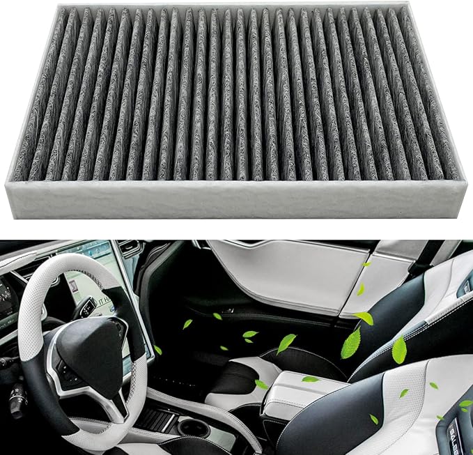 JOJOMARK for Tesla Model S Cabin Air Filter with Activated Carbon Fit 2012-2015 Model S 1035125-00-A. (2012-2015 Activated Carbon)