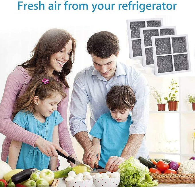 𝙐𝙥𝙜𝙧𝙖𝙙𝙚𝙙 Refrigerator Air Filter Replacement for LG LT120F Kenmore Elite 469918 Replace with LT120F LFX31925ST LFX31925SW LFX31925SB LFX25991ST LFX31945ST LFX329345ST LFX33975ST(Pack of 2)