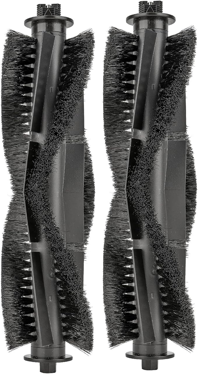 (2 Pieces) Replacement Brush Rollers Compatible with Tikom G8000 Max/ L9000/ L8000 Plus/ G8000 Robot Vacuum and Mop Combo, Replacement Parts Accessory Kit, 2 Brush Rollers