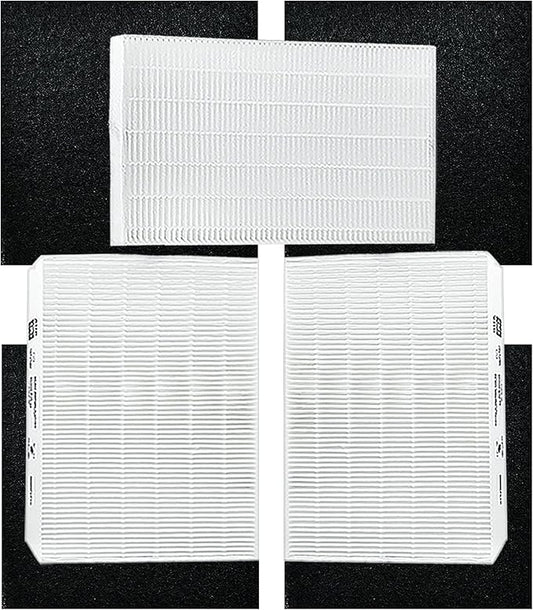 AUC 3 HEPA R Filters and 4 A Pre-Cut Carbon Pre-Filters,HPA300 HEPA Filter Replacement for Honeywell Air Purifier HPA304 HPA3300b HPA5300 HPA5350 HPA8350 HPA300VP, Compared to HRF-R3